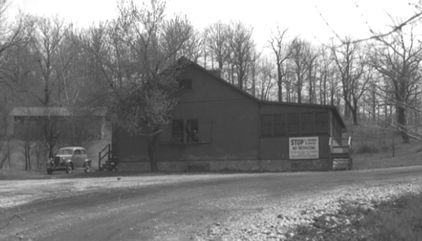 a security building at Site A