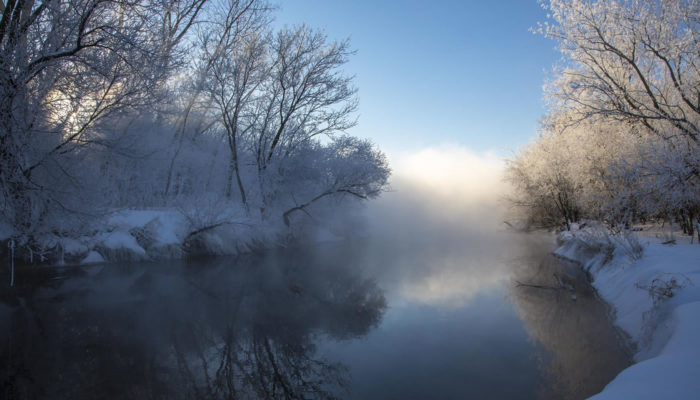 salt creek in winter