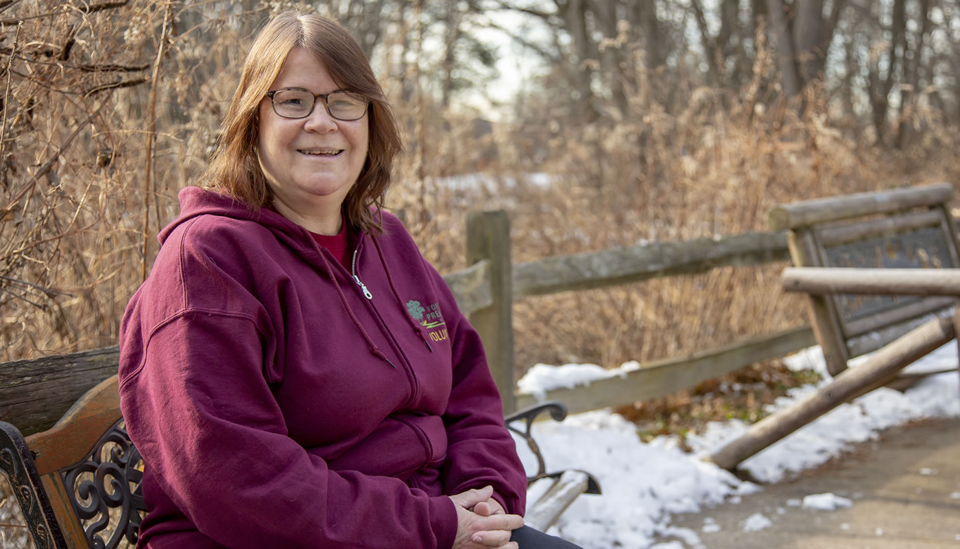 Laura Javorka at Sand Ridge Nature Center