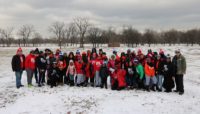 Group photo of Lost Boyz Inc at the annual MLK, Jr. Day of Service Event