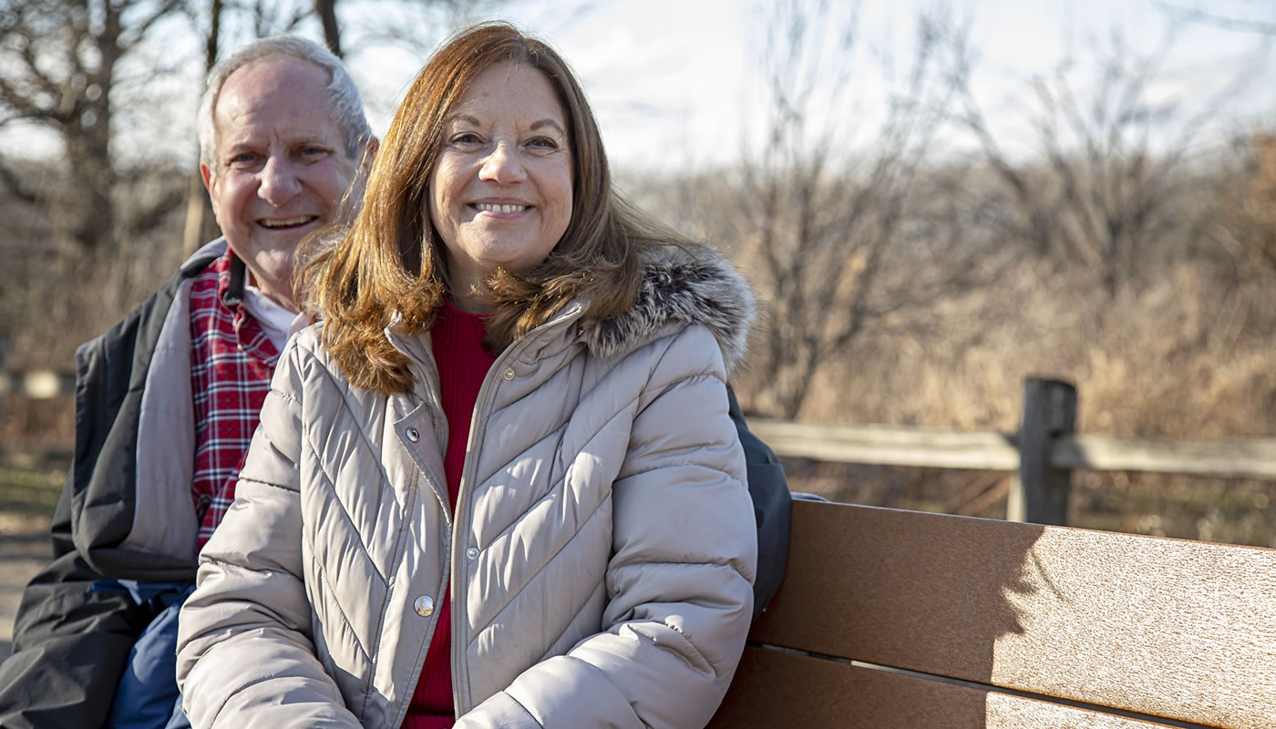 Jill and Dave Lata at Little Red Schoolhouse Nature Center