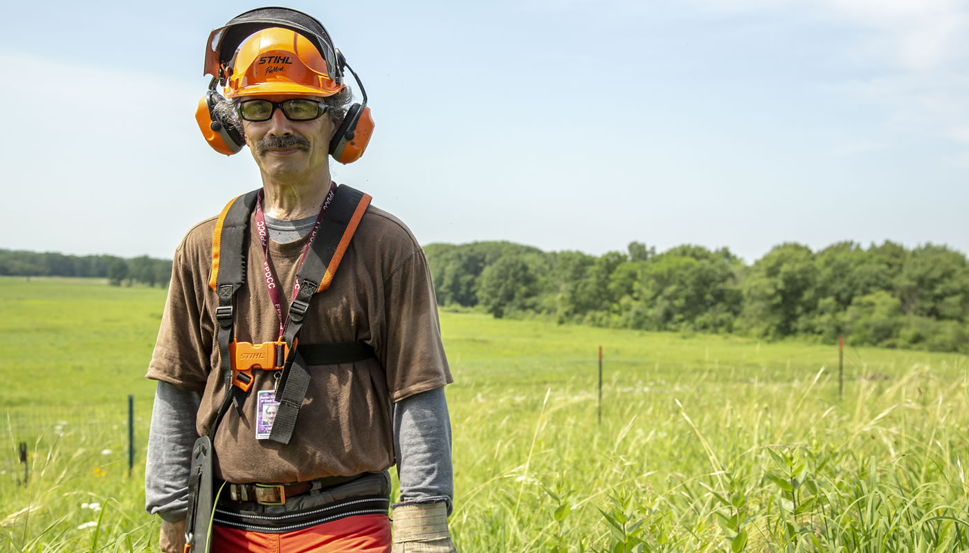 Cliff Trahan at Poplar Creek Prairie