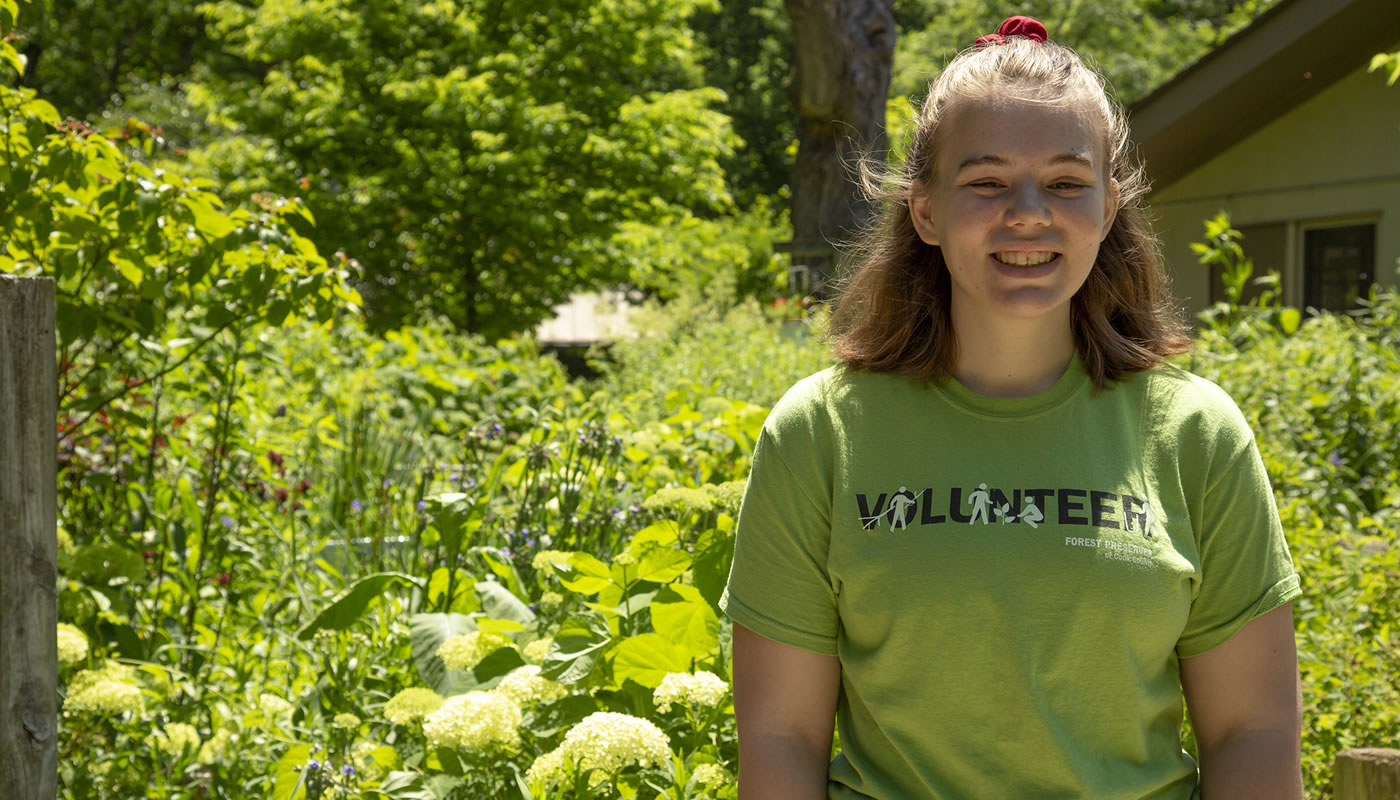 Rachel Ebbert at River Trail Nature Center