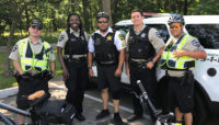 bike patrol forest preserves police officer