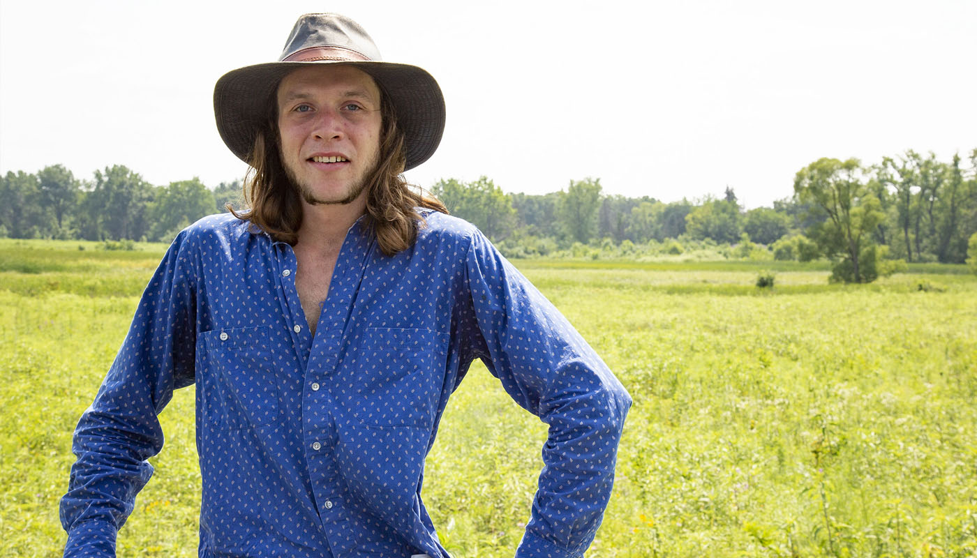 Wyatt Widmer at Wolf Road Prairie