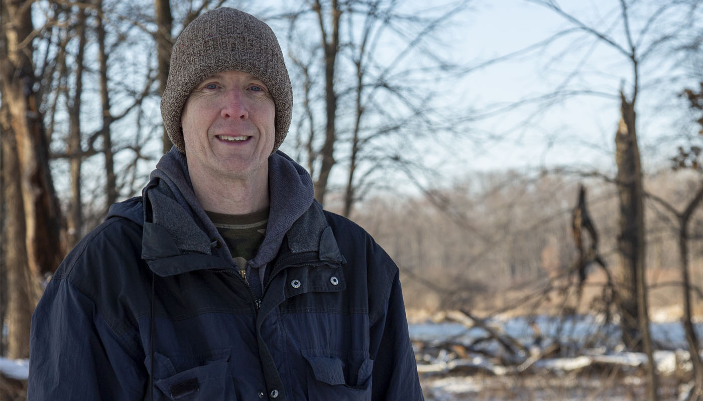 Paul Liston volunteer in the Forest Preserves of Cook County