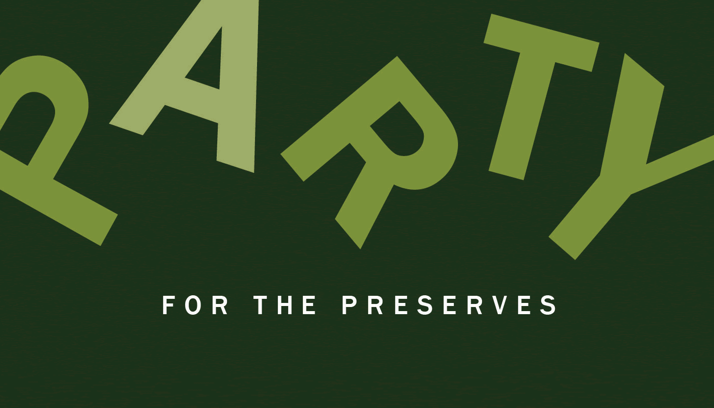Party for the Preserves event logo