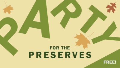 Party for the Preserves event logo